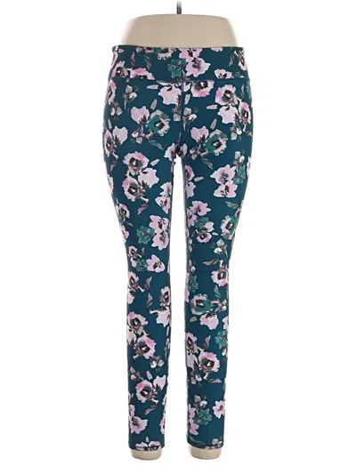 Pre-owned Fabletics Casual Pants In Teal