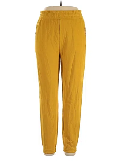 Pre-owned Fabletics Casual Pants In Yellow