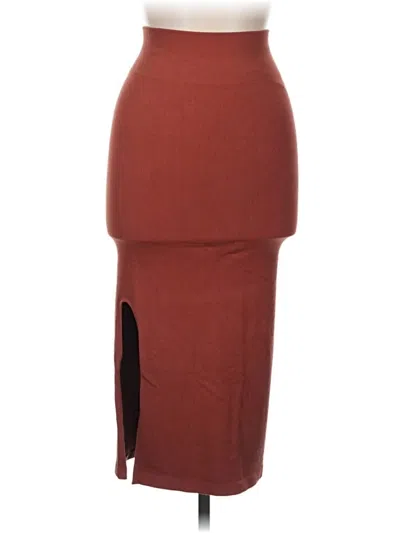 Pre-owned Fabletics Casual Skirt In Brown