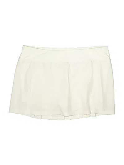 Pre-owned Fabletics Casual Skirt In White