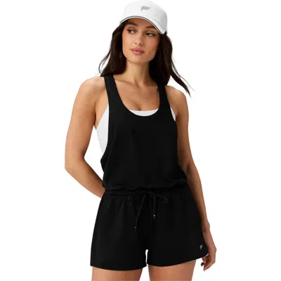 Fabletics Cloud Jersey Short Romper In Black