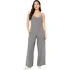 Fabletics Cloud Jersey Wide Leg Jumpsuit In Gray