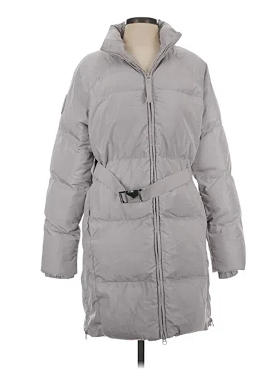 Pre-owned Fabletics Coat In Gray