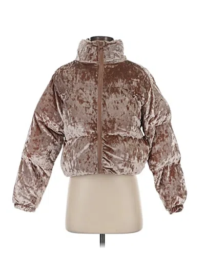 Fabletics Faux Fur Jacket In Brown