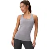 Fabletics Feather Tech+ Racerback Tank In Gray