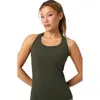 Fabletics Feather Tech+ Racerback Tank In Green