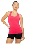 Fabletics Feather Tech+ Racerback Tank In Pink