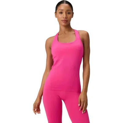 Fabletics Feather Tech+ Racerback Tank In Pink
