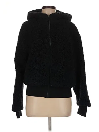 Pre-owned Fabletics Fleece Jacket In Black