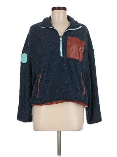 Pre-owned Fabletics Fleece Jacket In Blue