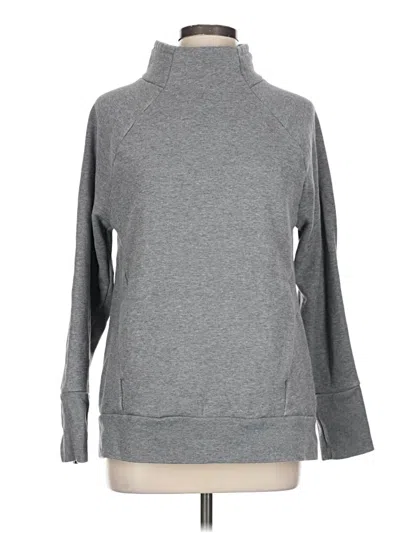 Pre-owned Fabletics Fleece Jacket In Gray