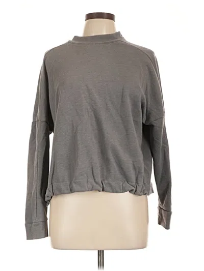 Pre-owned Fabletics Fleece Jacket In Gray