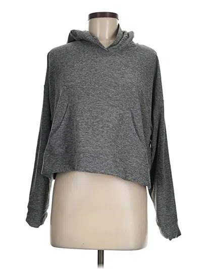 Pre-owned Fabletics Fleece Jacket In Gray