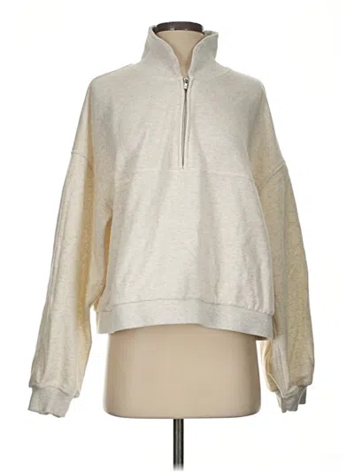 Pre-owned Fabletics Fleece Jacket In Gray