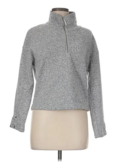 Pre-owned Fabletics Fleece Jacket In Gray