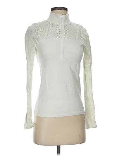 Pre-owned Fabletics Fleece Jacket In Ivory