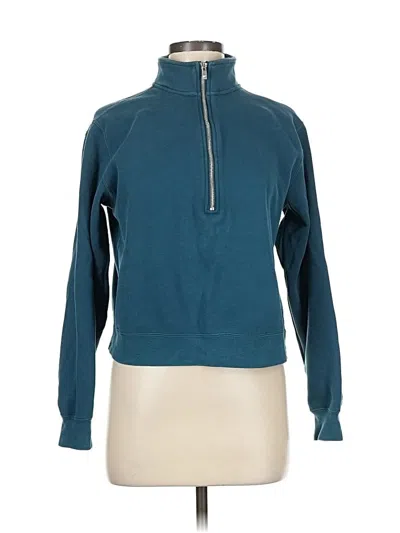 Pre-owned Fabletics Fleece Jacket In Teal