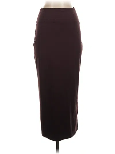 Pre-owned Fabletics Formal Skirt In Brown