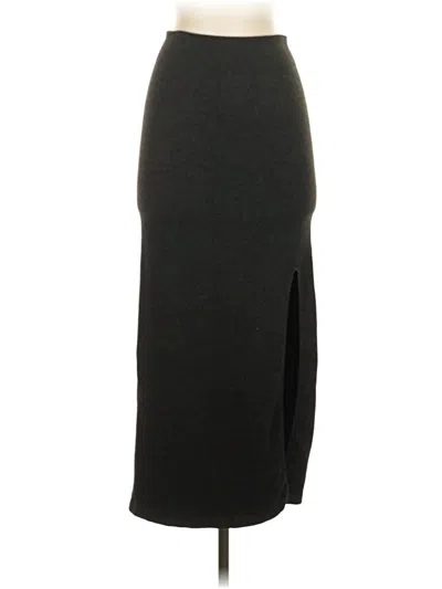 Pre-owned Fabletics Formal Skirt In Gray