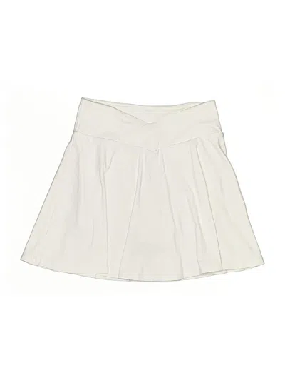 Pre-owned Fabletics Formal Skirt In Ivory
