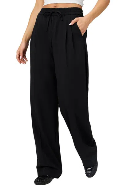 Fabletics Foundation Mid Rise Pull-on Trouser In Black