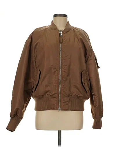 Pre-owned Fabletics Jacket In Brown