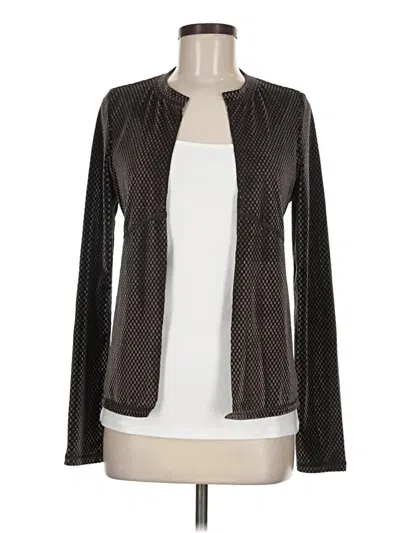 Pre-owned Fabletics Jacket In Brown