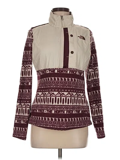 Pre-owned Fabletics Jacket In Burgundy