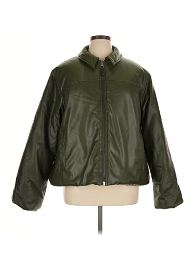 Pre-owned Fabletics Jacket In Green