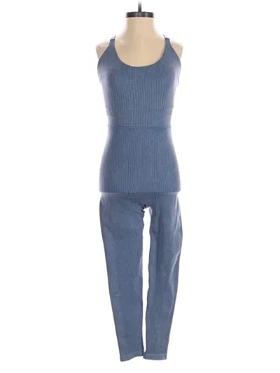 Pre-owned Fabletics Jumpsuit In Blue