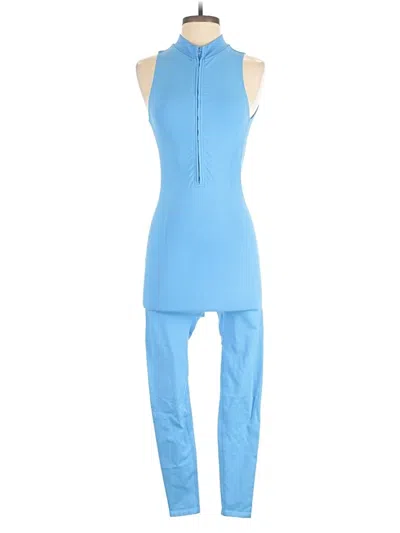 Pre-owned Fabletics Jumpsuit In Blue