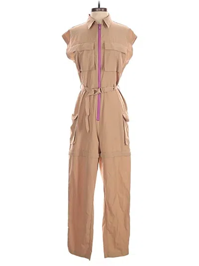 Pre-owned Fabletics Jumpsuit In Brown