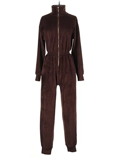Pre-owned Fabletics Jumpsuit In Brown