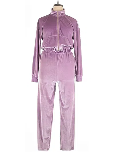 Pre-owned Fabletics Jumpsuit In Purple