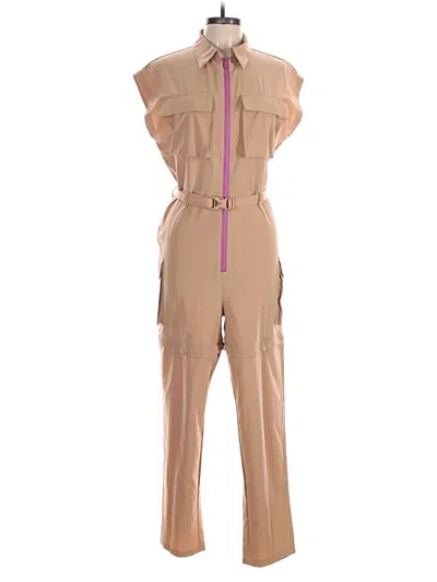 Pre-owned Fabletics Jumpsuit In Tan