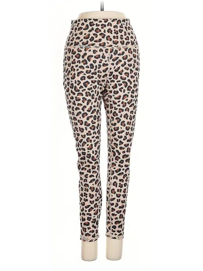 Pre-owned Fabletics Leggings In Brown