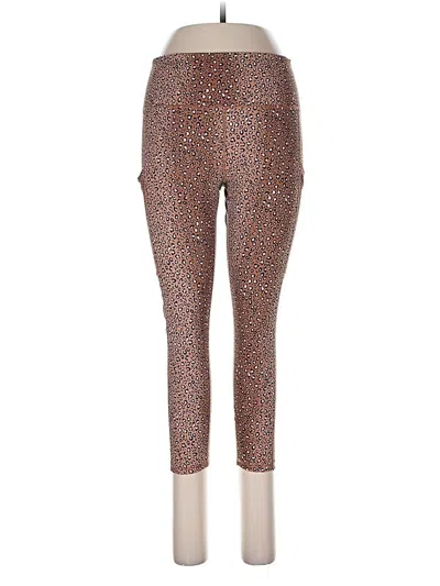 Pre-owned Fabletics Leggings In Brown