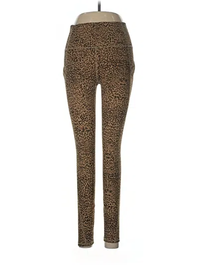 Pre-owned Fabletics Leggings In Brown
