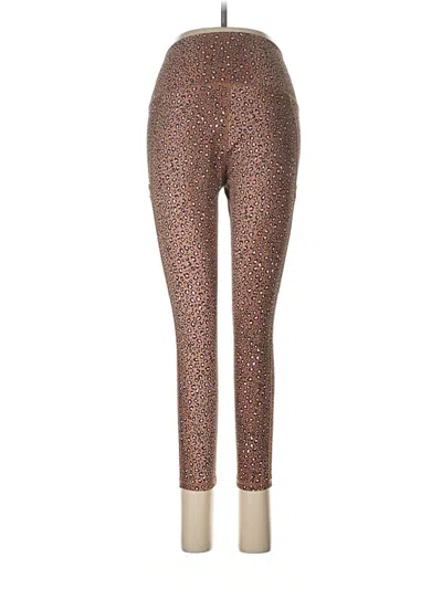 Pre-owned Fabletics Leggings In Brown