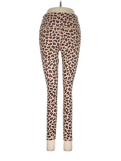Pre-owned Fabletics Leggings In Brown