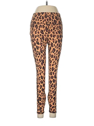 Pre-owned Fabletics Leggings In Brown