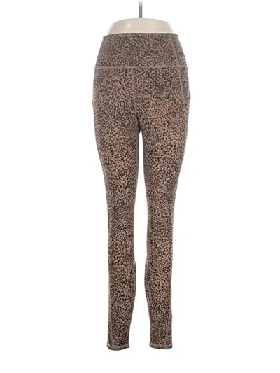 Pre-owned Fabletics Leggings In Brown