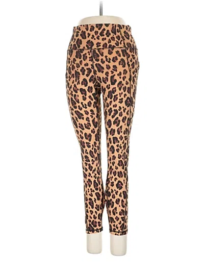Pre-owned Fabletics Leggings In Brown
