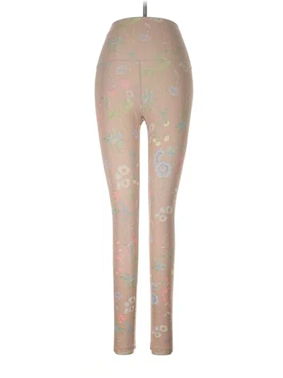 Pre-owned Fabletics Leggings In Gold