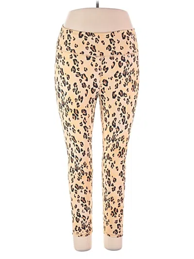 Pre-owned Fabletics Leggings In Gold