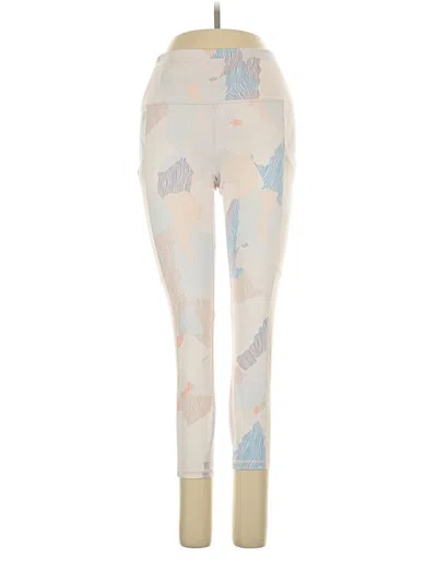 Pre-owned Fabletics Leggings In Ivory
