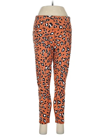 Pre-owned Fabletics Leggings In Orange
