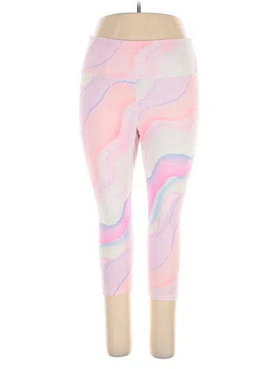 Pre-owned Fabletics Leggings In Pink