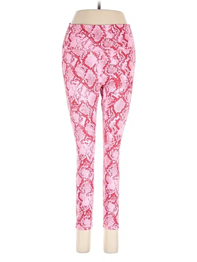 Pre-owned Fabletics Leggings In Pink