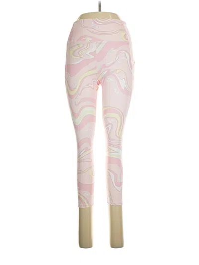 Pre-owned Fabletics Leggings In Pink